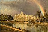 Castle Canvas Paintings - Study of Windsor Castle